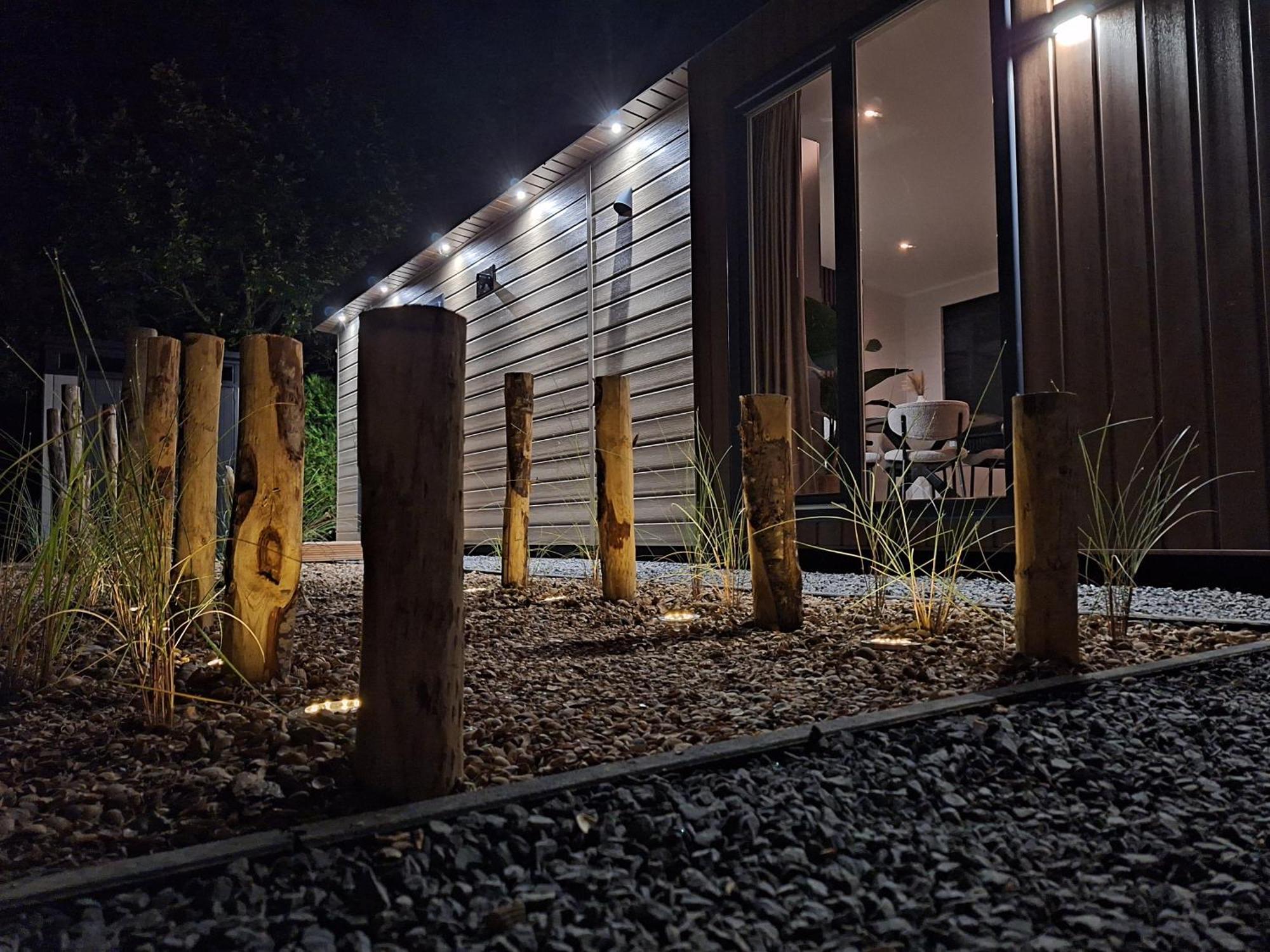 'Relax Lodge Sea' - Wellness Lodge In Zeeland - Private Sauna - Airco - Garden - Outdoor Swimming Pool - Free Wifi, Towels & Bed Linen Heinkenszand 外观 照片