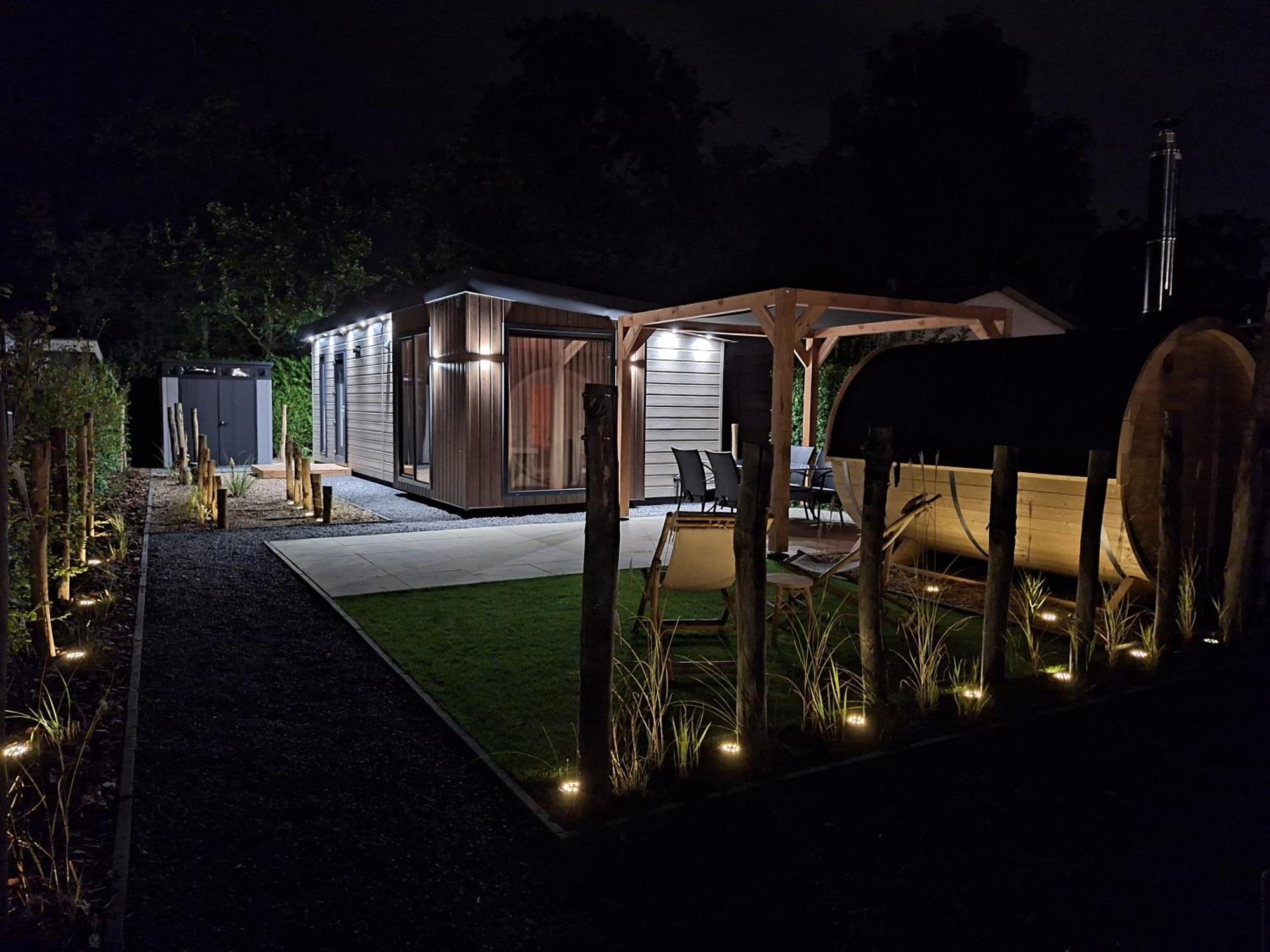 'Relax Lodge Sea' - Wellness Lodge In Zeeland - Private Sauna - Airco - Garden - Outdoor Swimming Pool - Free Wifi, Towels & Bed Linen Heinkenszand 外观 照片