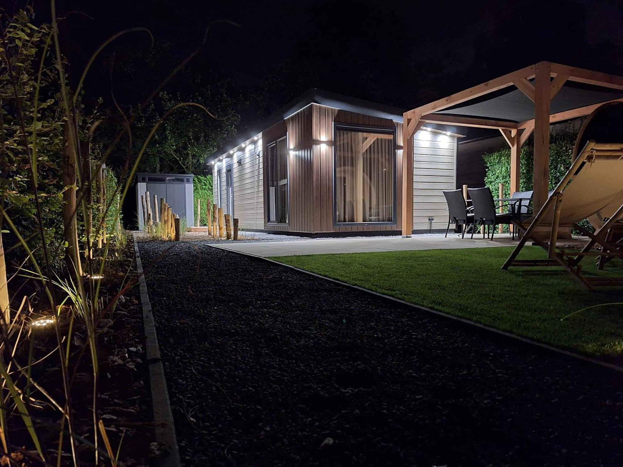 'Relax Lodge Sea' - Wellness Lodge In Zeeland - Private Sauna - Airco - Garden - Outdoor Swimming Pool - Free Wifi, Towels & Bed Linen Heinkenszand 外观 照片