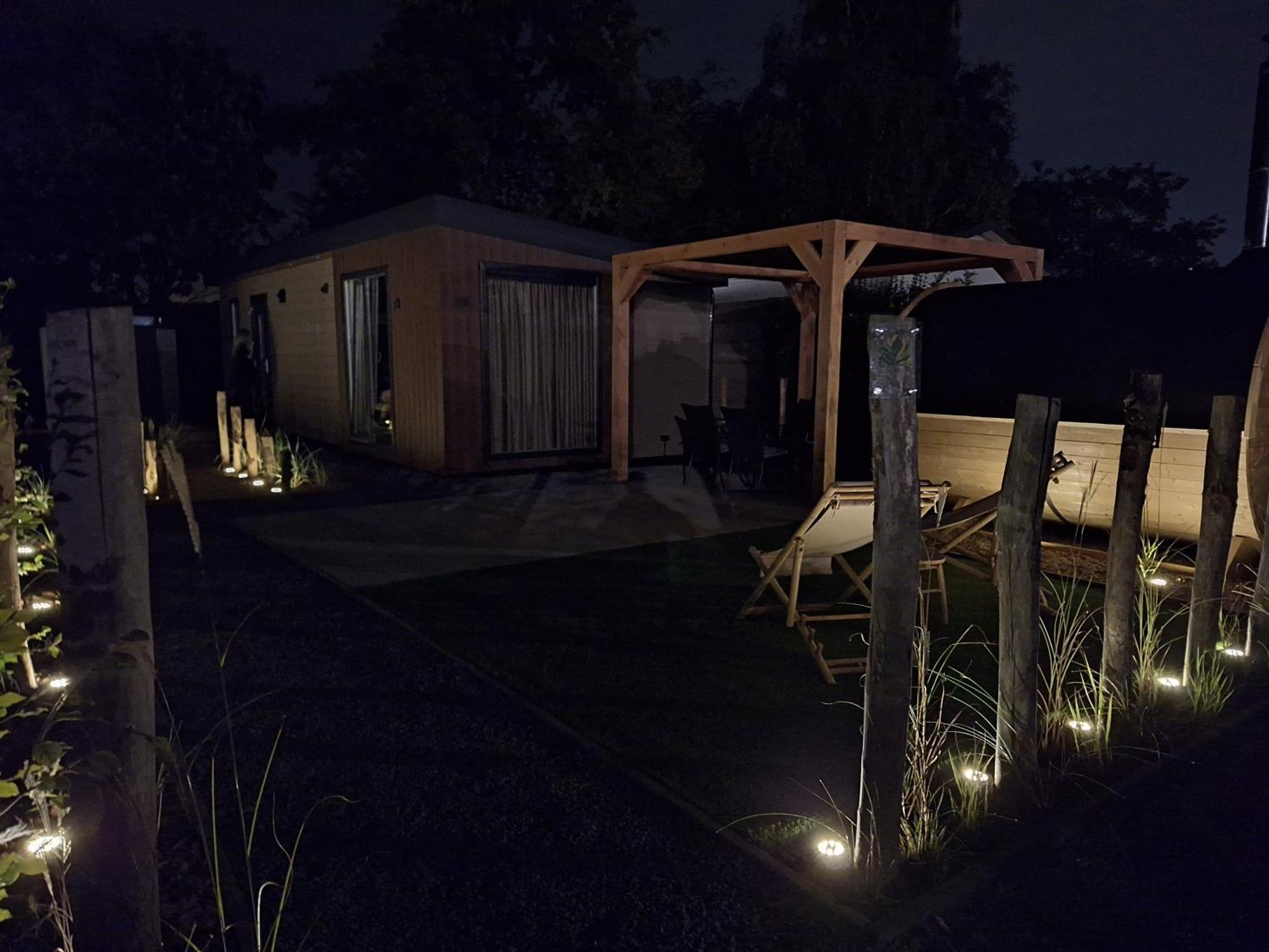 'Relax Lodge Sea' - Wellness Lodge In Zeeland - Private Sauna - Airco - Garden - Outdoor Swimming Pool - Free Wifi, Towels & Bed Linen Heinkenszand 外观 照片